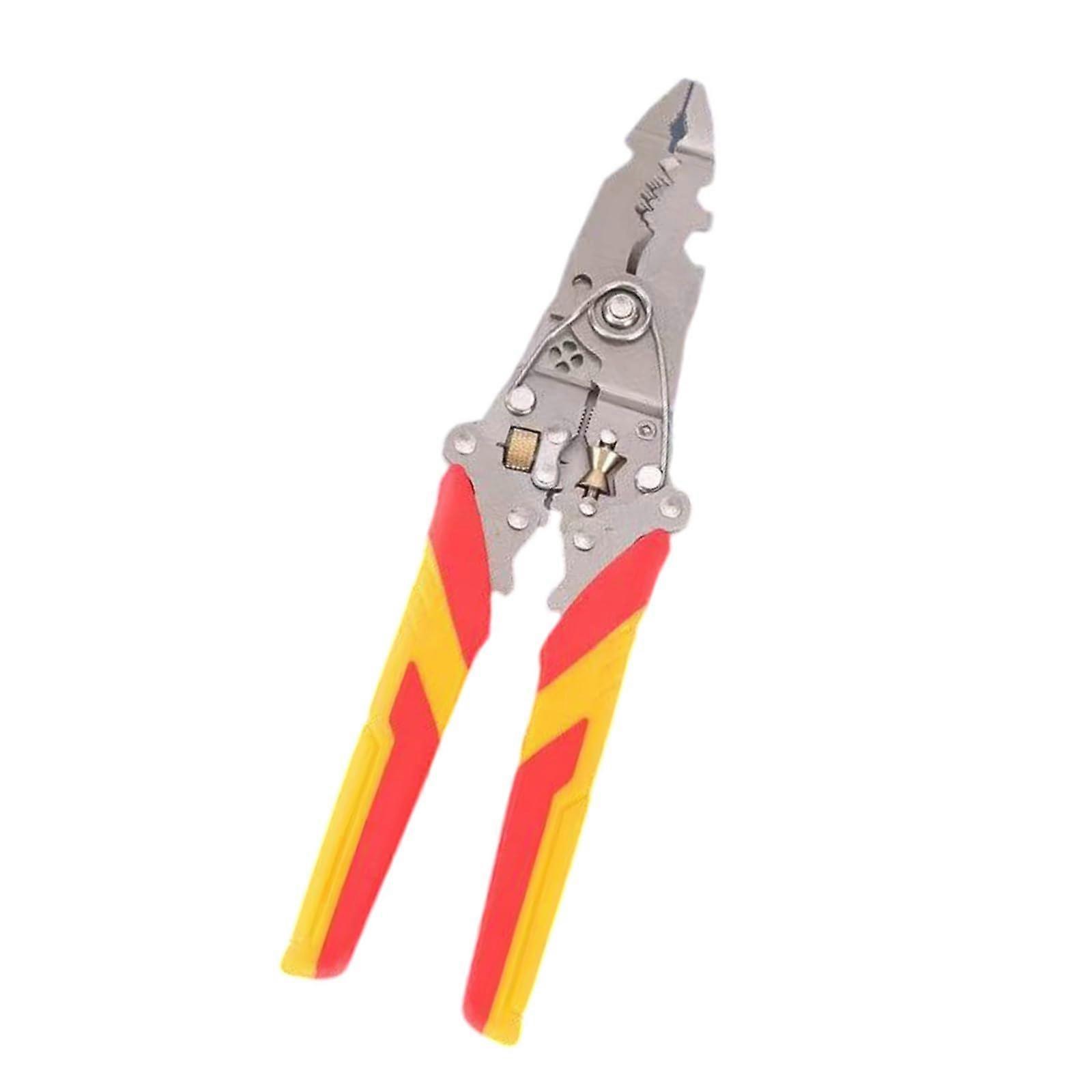 15 In 1 Wire Stripping Tool Cable Cutter With Adjustable Wheel And Foldable Design For Easy Portability And Versatile Use