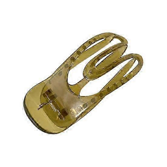 Grampo de cabelo antiderrapante transparente para mulheres - grampo de cabelo elástico leve com design de vários dentes para um estilo seguro e confortável