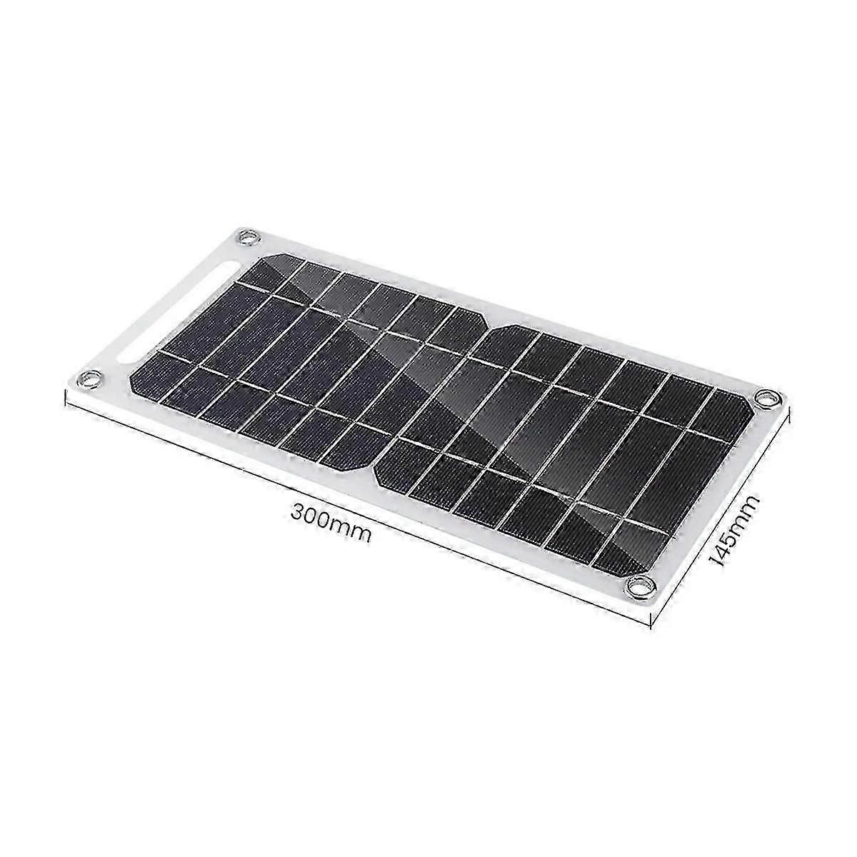 6w solcellepanel usb solcelle utendørs fottur batterilader system solcellepanel kit for mobiltelefon