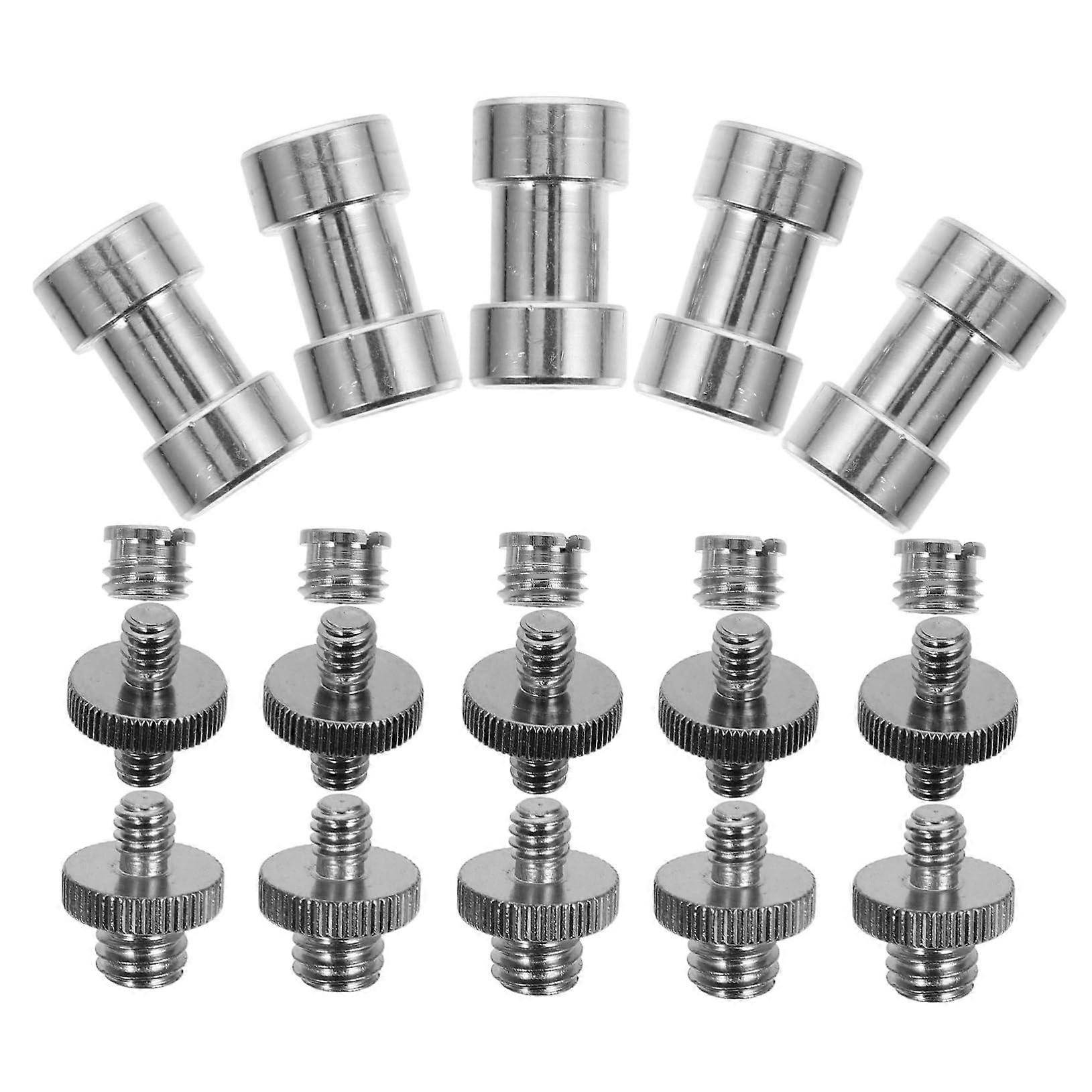 Camera Conversion Screw Tripod Adapter with Mounting Screws for 1/4 Inch Camera Mounting - Compact 2.85X2.00X2.00CM