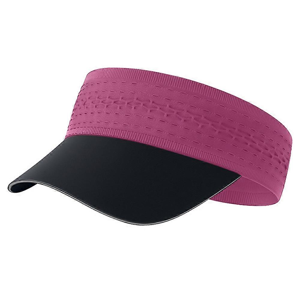 Marathon Running Sun Visor Seamless Wide Sports Headband with Brim High Elasticity Quick Dry Soft Ha