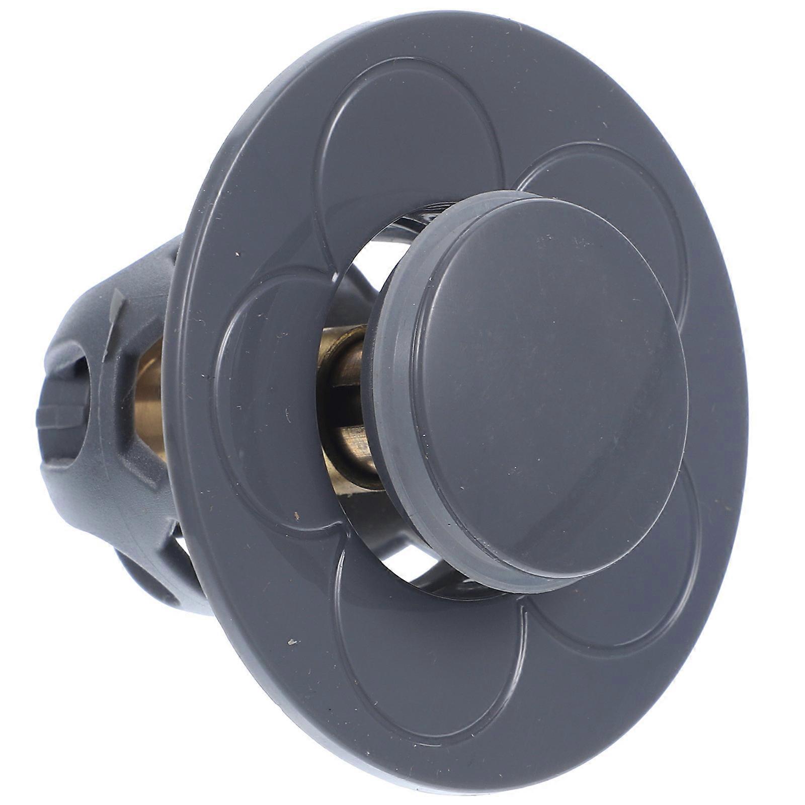 Copper Sink Drain Plug for Basin Use Durable Easy to Install Grey Color Keeps Hair from Clogging 0.75 Inch Diameter