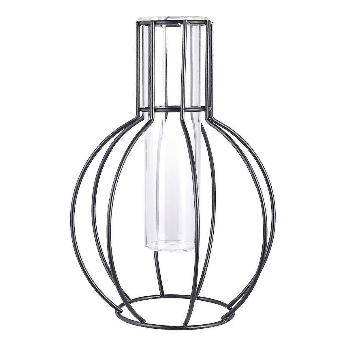 Glass Hydroponics Container Desk Glass Planter House Decorations Lantern Shape 1Pc