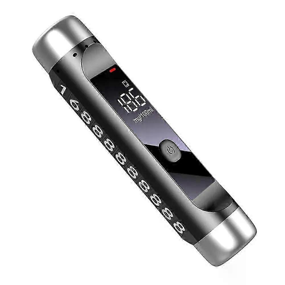 Automatic Rechargeable Alcohol Tester Multi-functiona Breathalyzer With Parking Phone Number Plate New Breath Alcohol Test