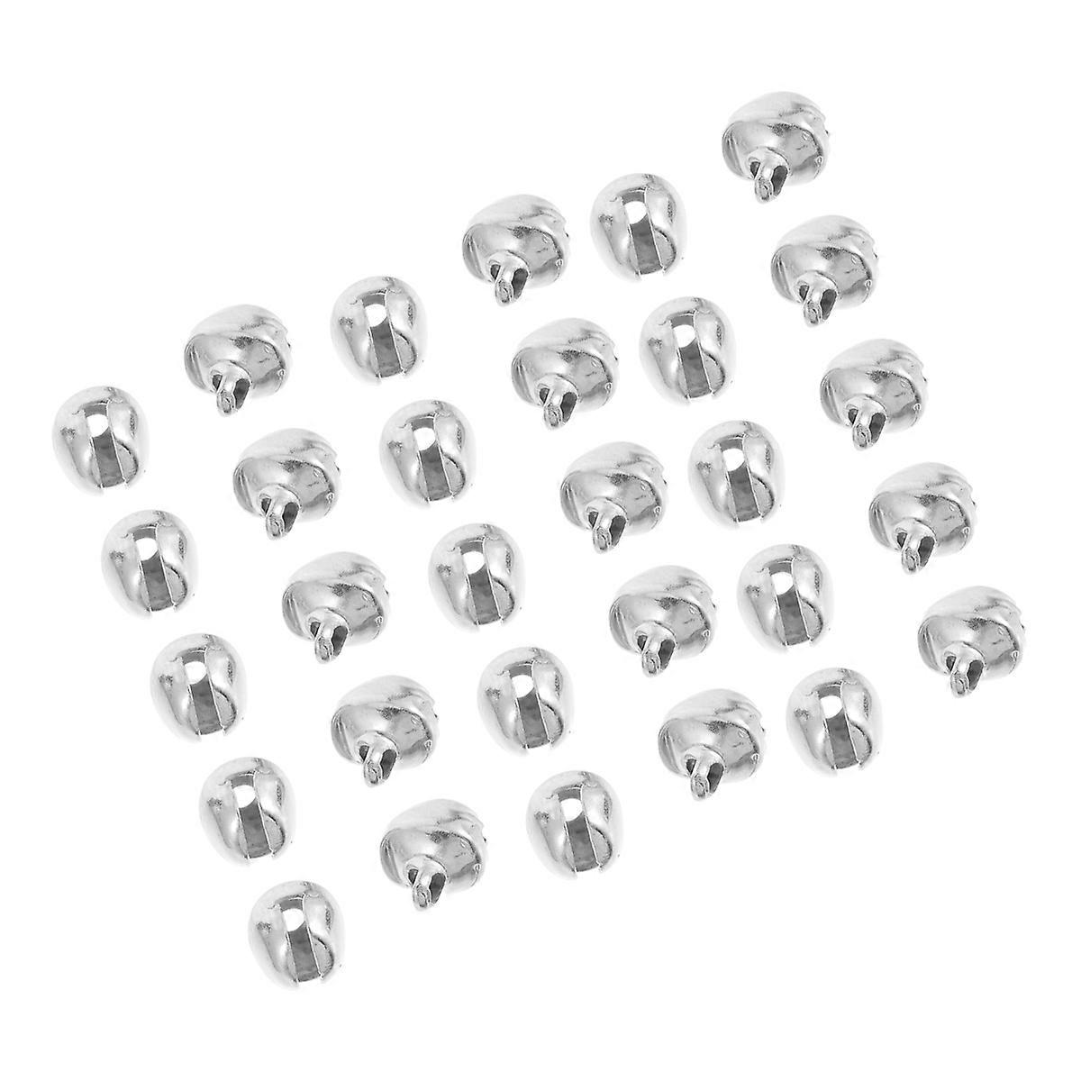 600pcs Mini Jingle Bells DIY Craft Bells for Christmas Tree Decor, Jewelry Making, Bracelets, Anklets, and Ornaments with Pleasant Sound