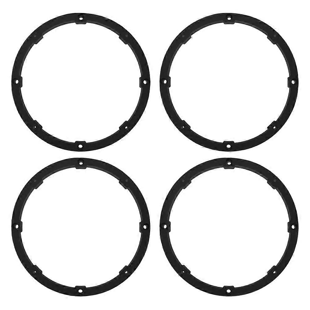 4pcs 6.5 Inch Car Speaker Spacer Ring Easy To Install Automotive Speaker Adapter For Improved Audio And Aesthetic Appeal