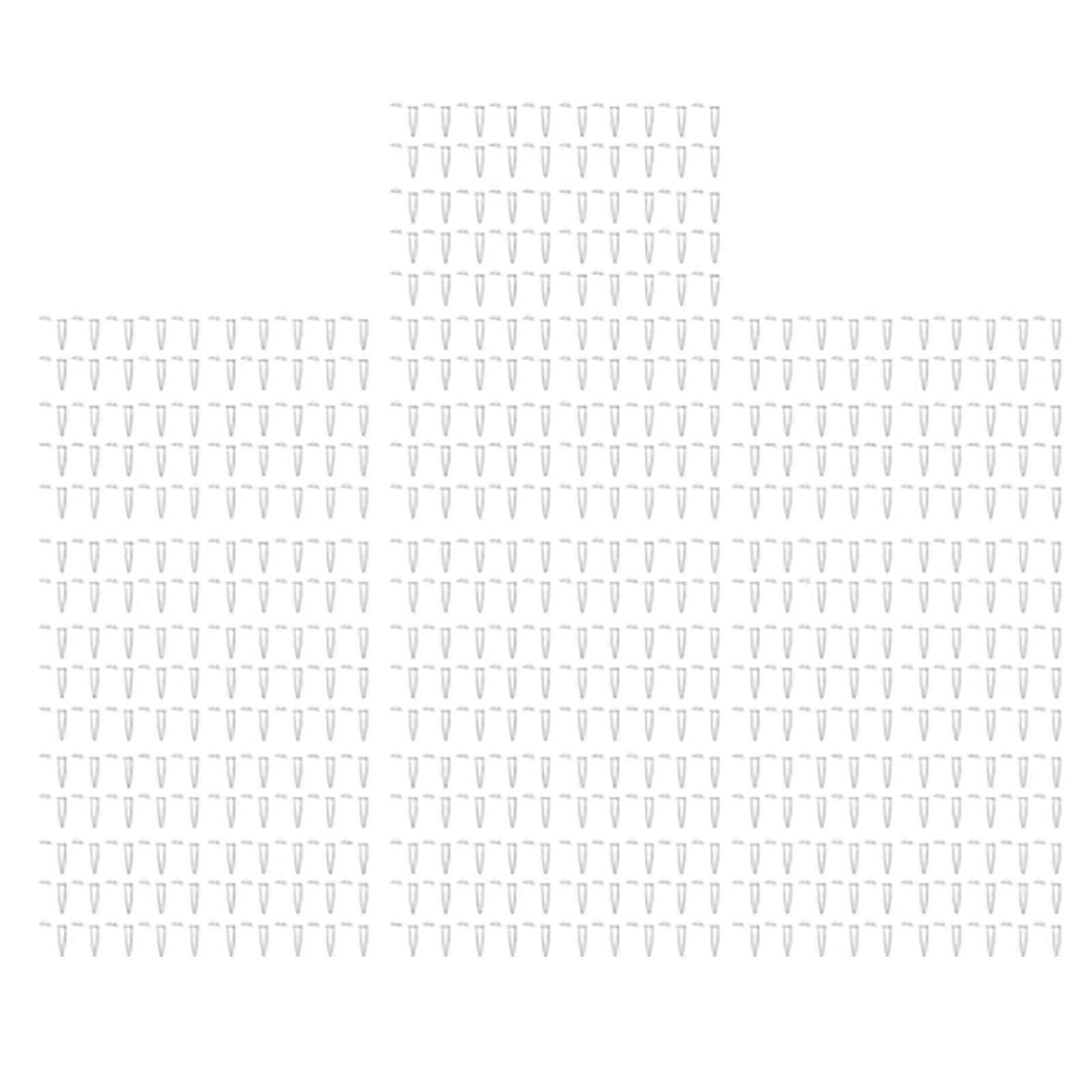 500PCS Mirco Test Tube 1.5ml Plastic Frosted Surface Clear Scale Microcentrifuge Tube with Snap Cap for Laboratory