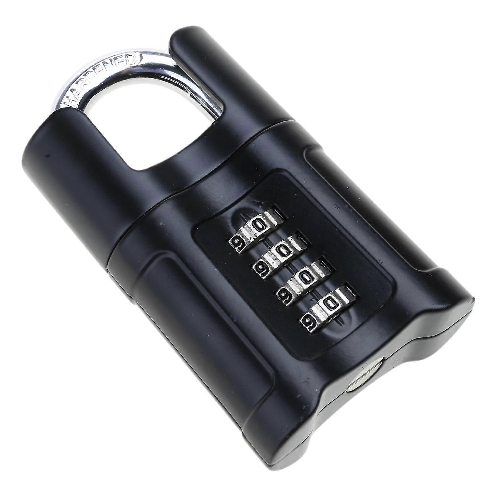 4 Digit Combination Lock Weatherproof Padlock Gym Locker Lock Heavy Duty High Security Padlock Outdoor Safely Code Lock Multicolor