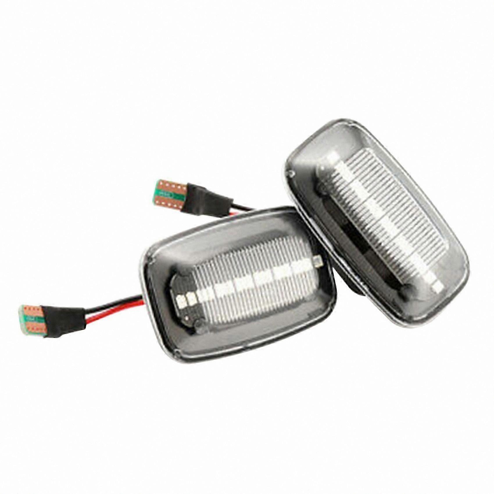 LED Side Marker Lights with Flowing Turn Signal for Cruiser 70 80 100 Series Vehicles