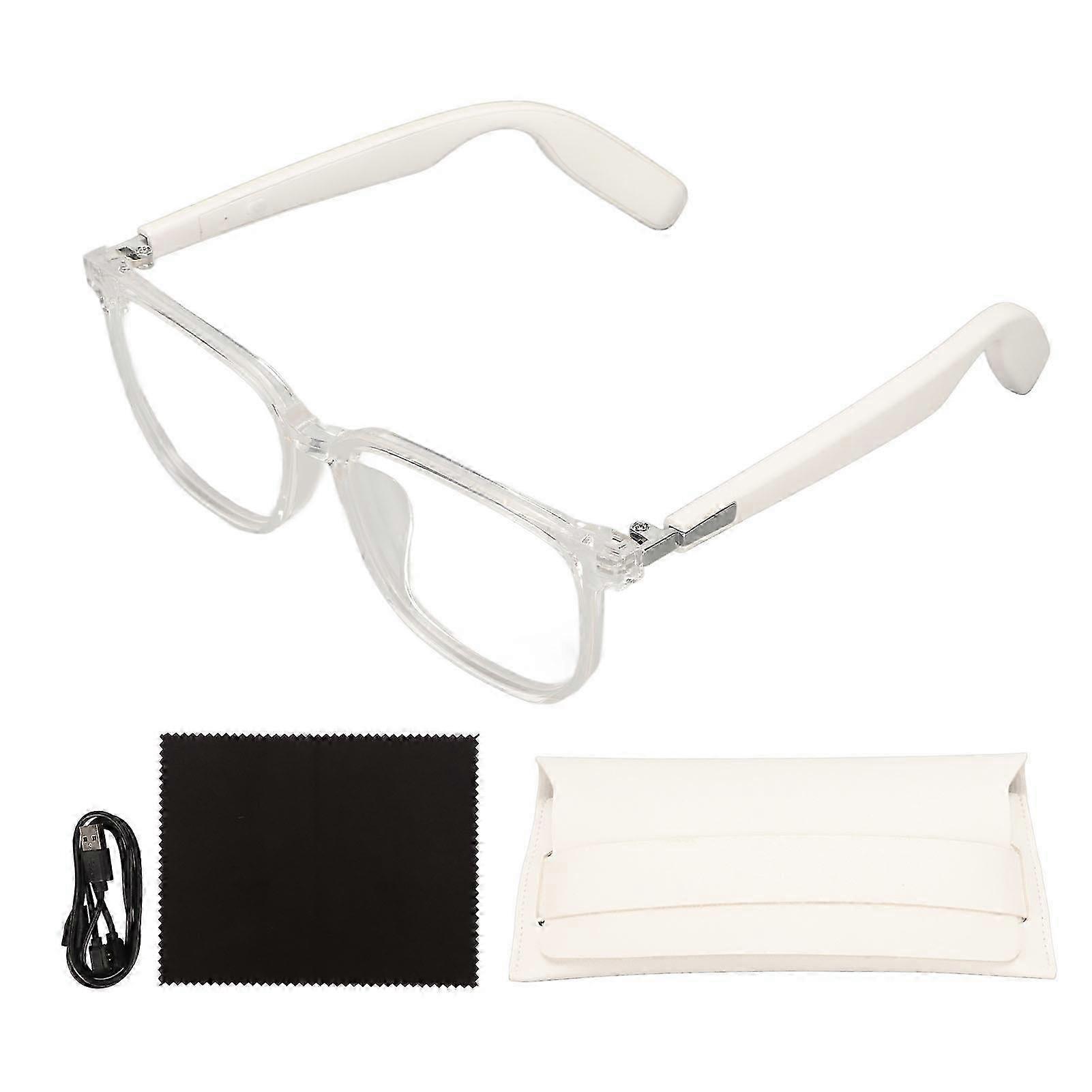 Smart, Glasses, Open, Ear, Speaker, Waterproof, Blue, Light, Blocking, Magnetic, Suction, Wireless, Bluetooth