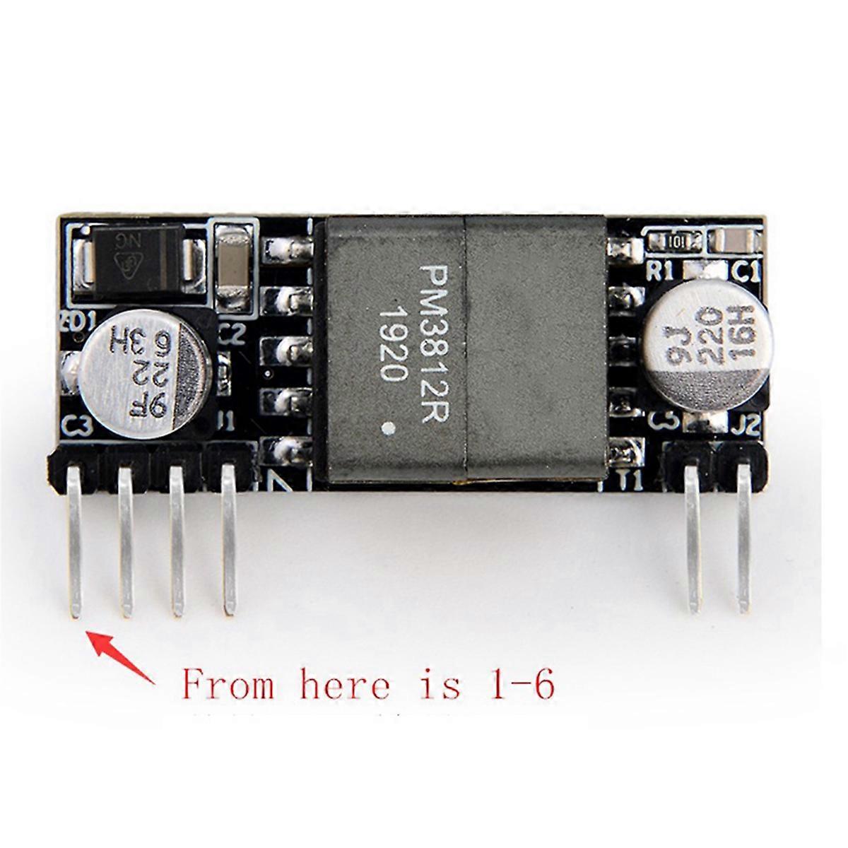 4X DP1435 POE Module 5V 2.4A IEEE802.3Af Without Capacitance Supports 100M 1000M POE Module