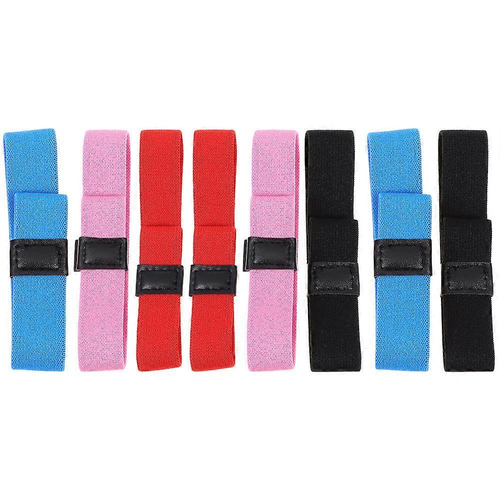 Elastic Lunch Strap Straps School Lunch Blue 12X2X0.1CM Lightweight and Portable 8Pcs