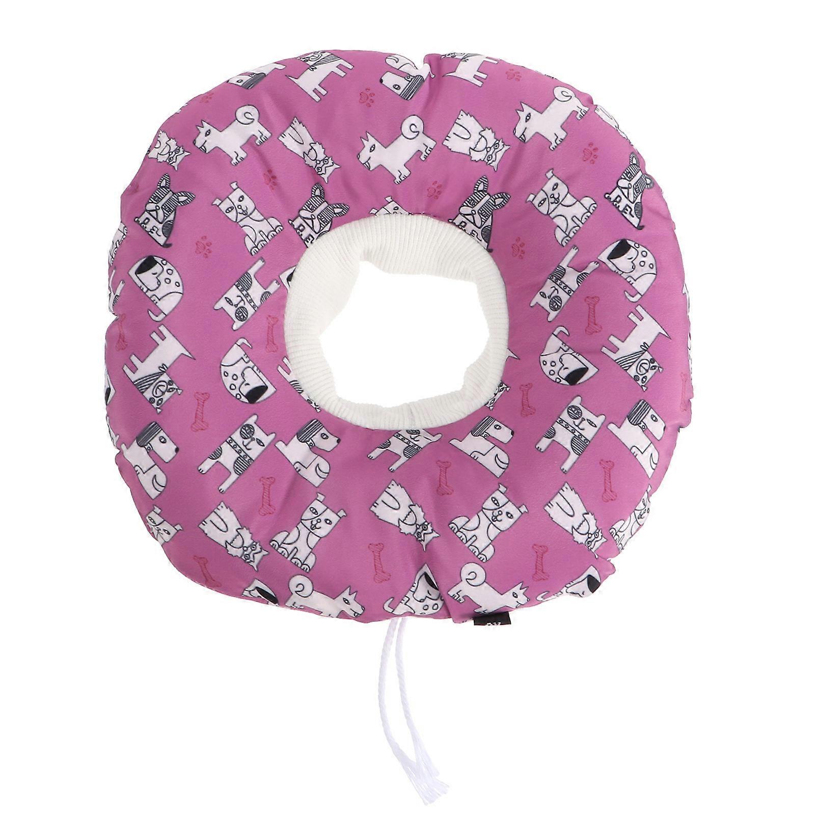 Post-Surgery Recovery Cat Collar Kitten Dog Soft Circle in Pink for Wound 1Pack