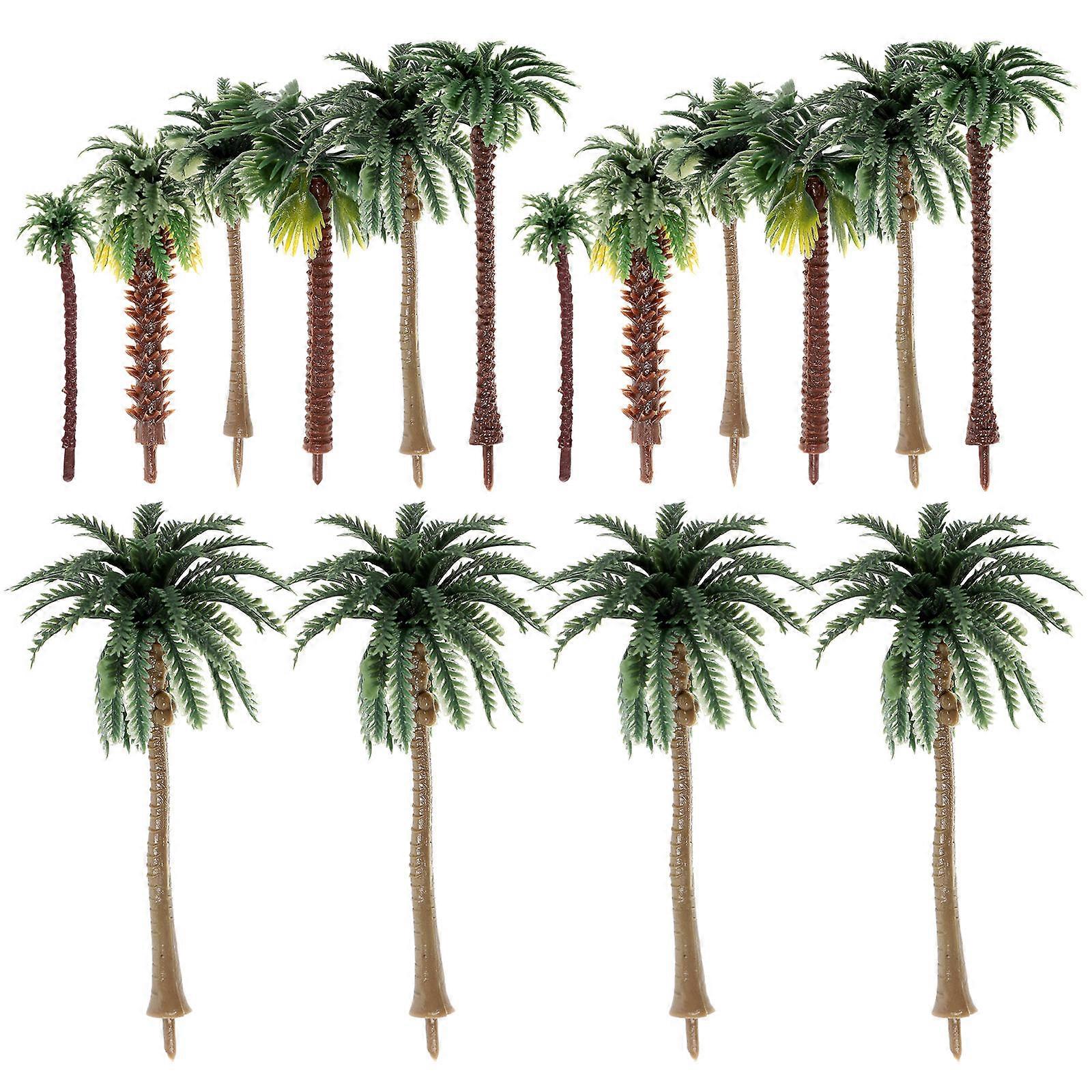 Mini Trees Crafts Model Train Plastic 5-9cm Simple But Delicate Building Model 30Pcs