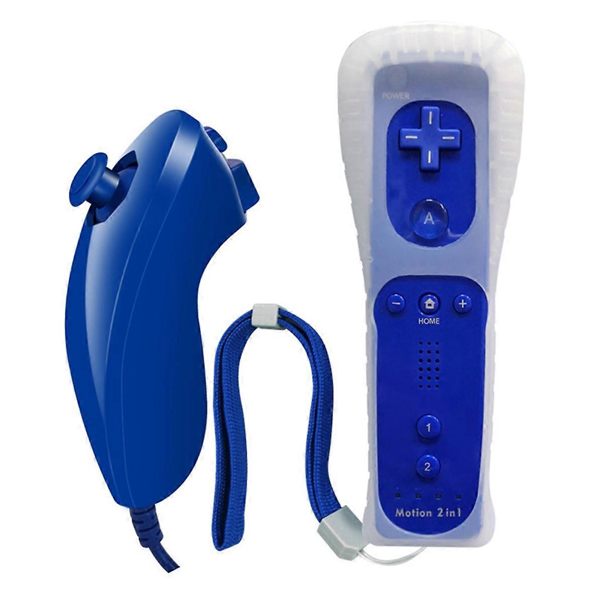 Bluetooth Gamepad for / U Console Wireless Remote Controller with Motion Plus, Nunchuck, and Wrist Strap F