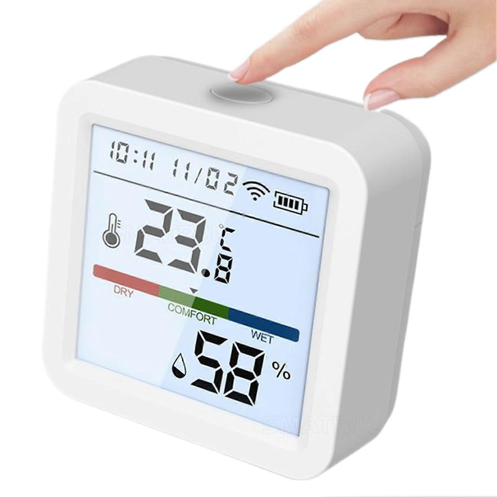 Temperature and Humidity Monitor Smart Sensor Wireless for Baby Room Zigbee with Display