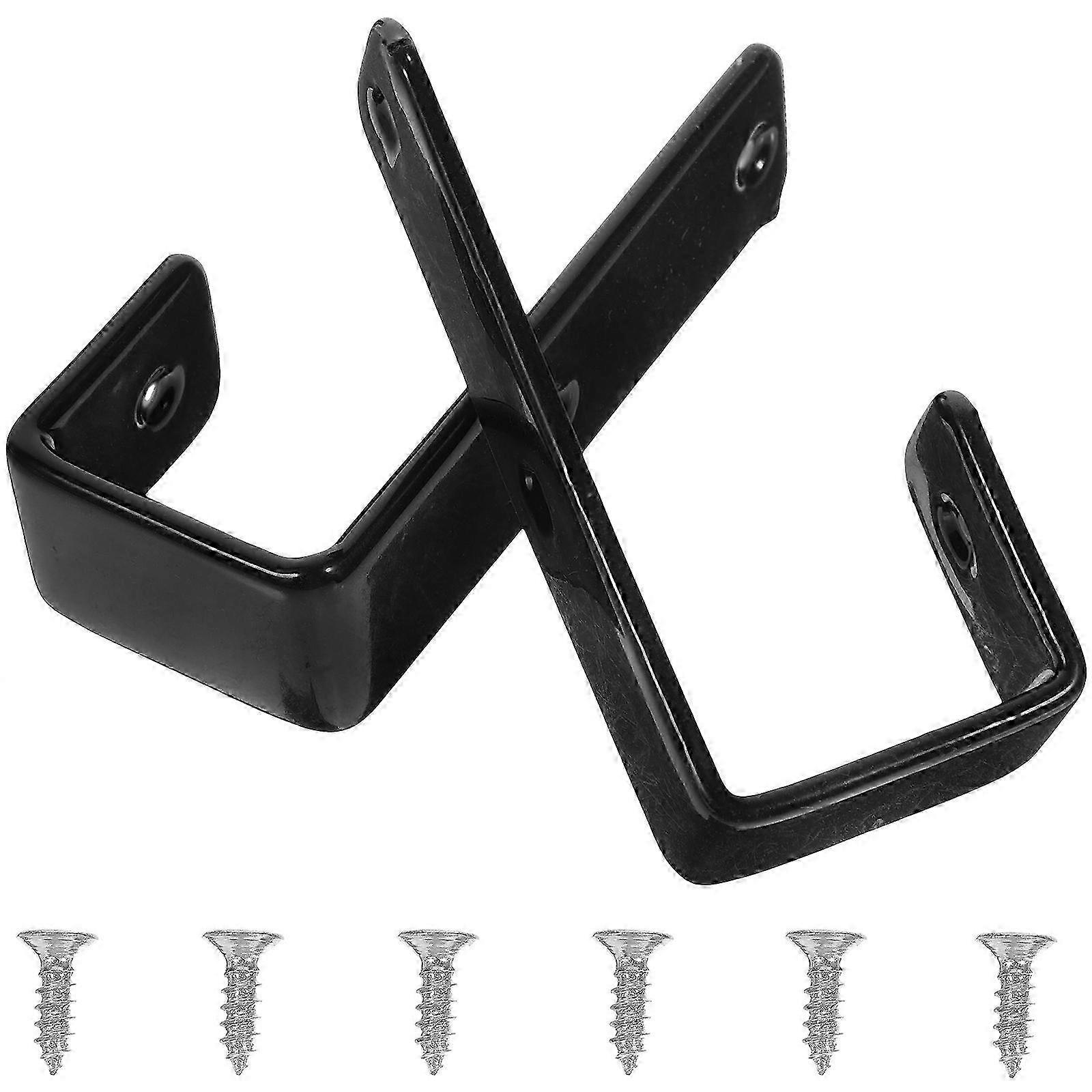2025 1 set of Bunk Bed Ladder Bracket Bed Ladder Fixing Hook Sturdy Bunk Bed Ladder Bracket Hook Black