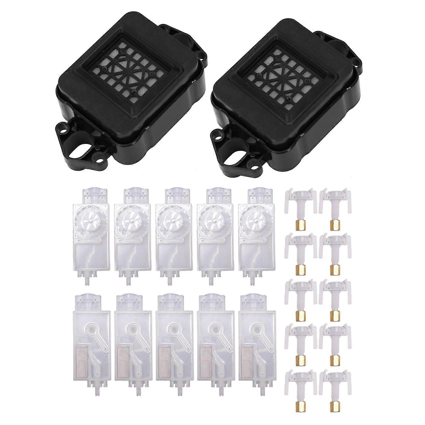 Cap Top Capping Station XP600 with 10PCS DX5 Ink Damper Galaxy Inkjet Printer Dumper Filter Solvent