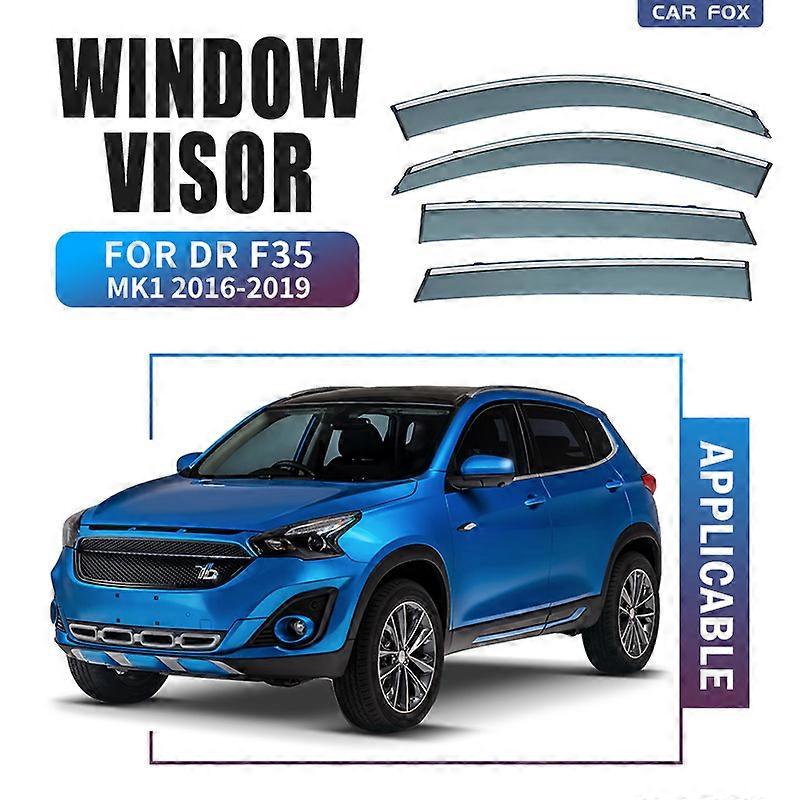 適用対象 DR 自動車 F35 DR 6.0 2016-2020+ カーウィンドウバイザーオーニングシェルターフロントガラスサイドウィンドウレインサンシェードオートアクセサリー