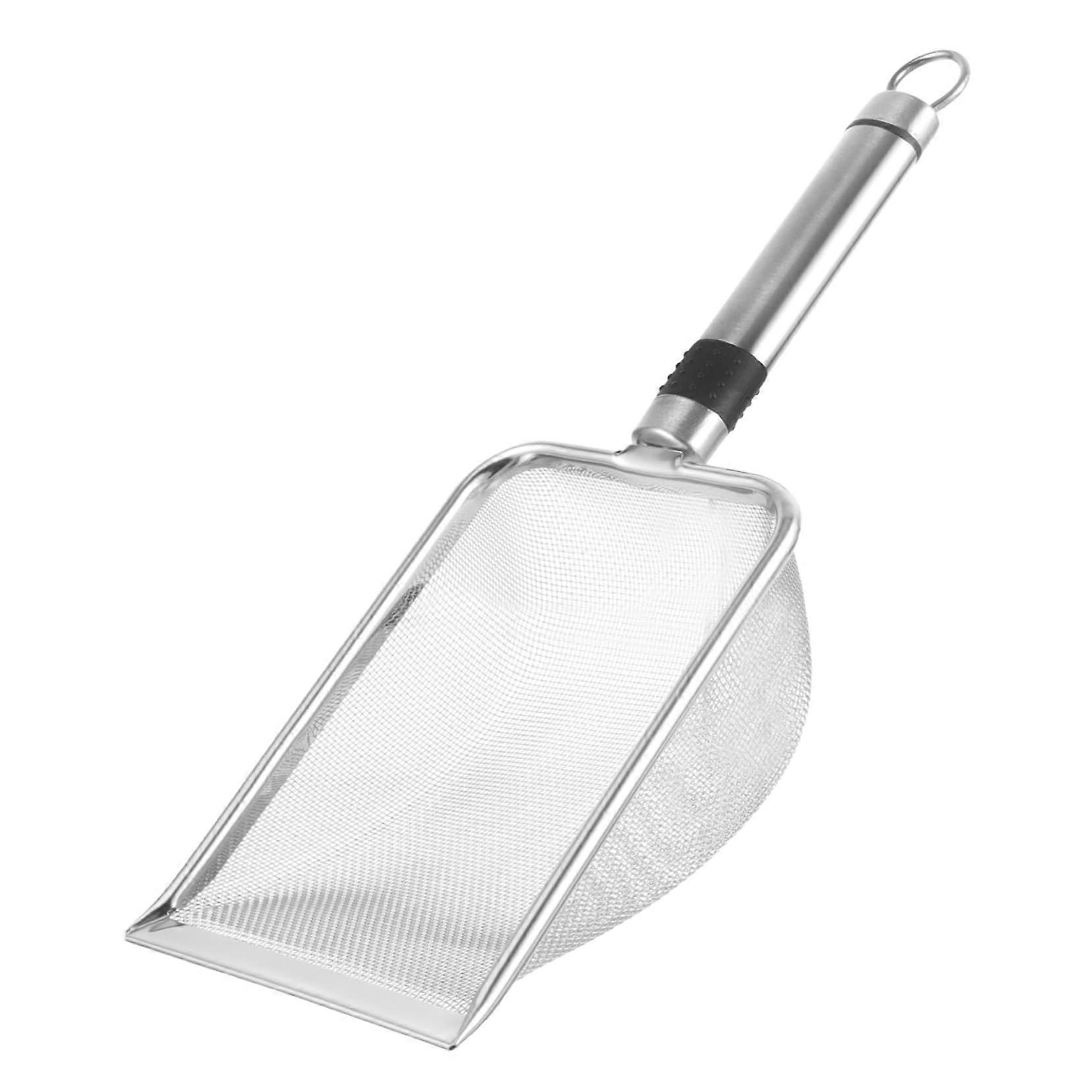 Reptile Sand Shovel for Terrariums - Feces Shovel with Net Design for Turtles, Lizards, Pet Reptiles 30cm