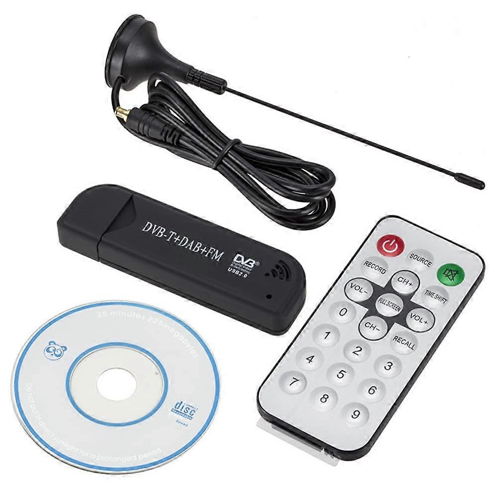 USB 2.0 Digital DVB-T SDR TV Tuner Receiver RTL2832U+FC0012 SDR-Stick FM