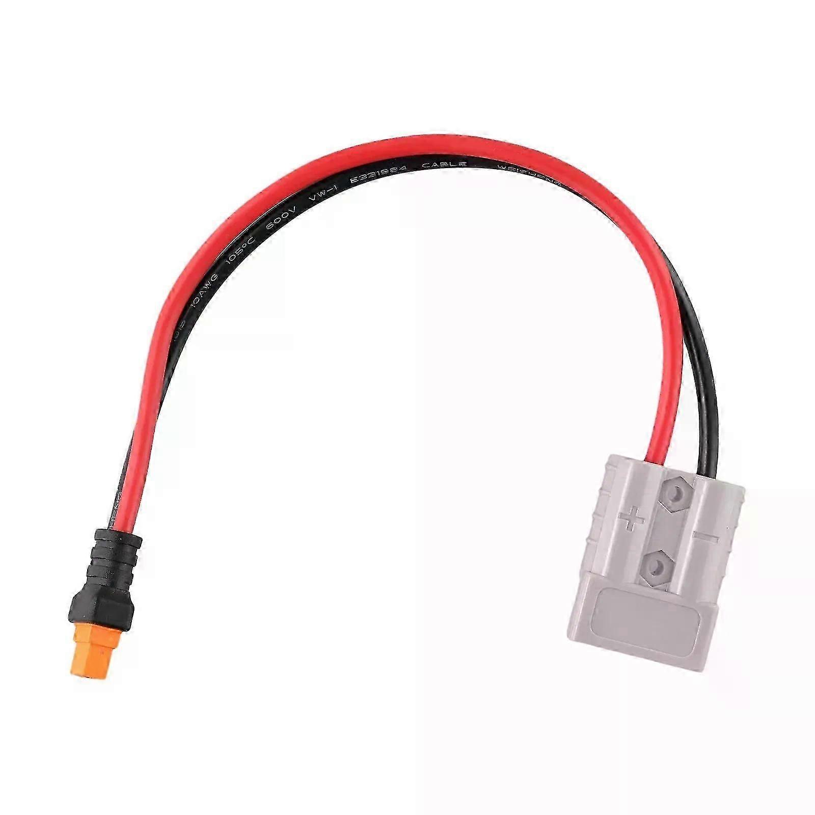 1 X 50A 10AWG Adapter Cable For Andersons To XT60i Connector Portable Powers Station Adapter Cable Tool Accessorie Adapter Cable