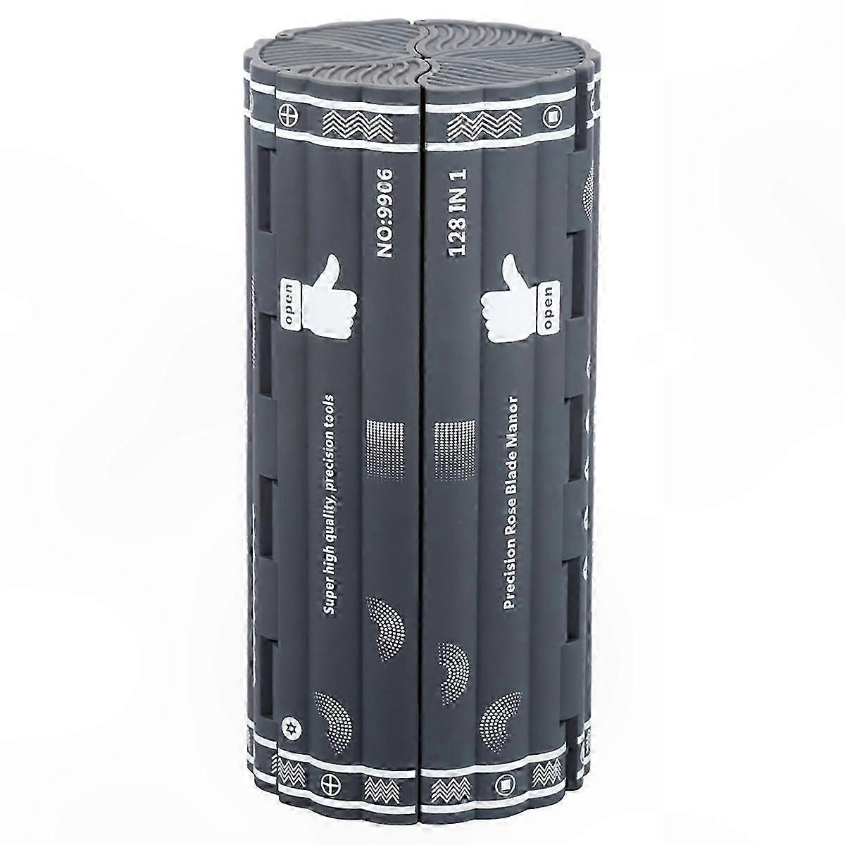 6-in-1 Multi-Function Screwdriver Set with 128 Precision Bits for Various Applications