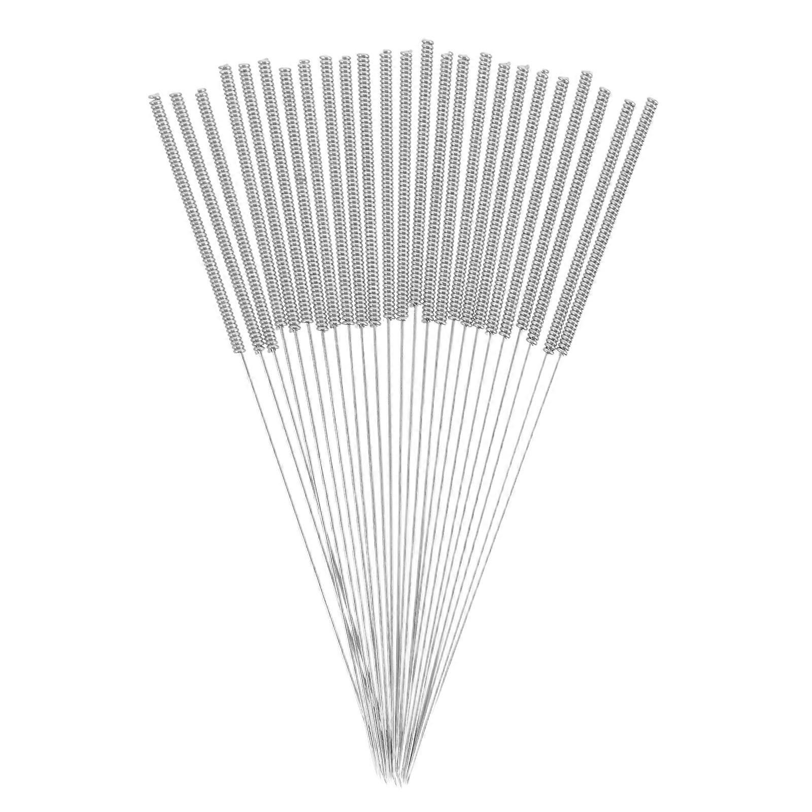 Nozzle Cleaning Tool Set 50Pcs Stainless Steel Needles Compatible With MK8 For 3D Printer Use In Office School