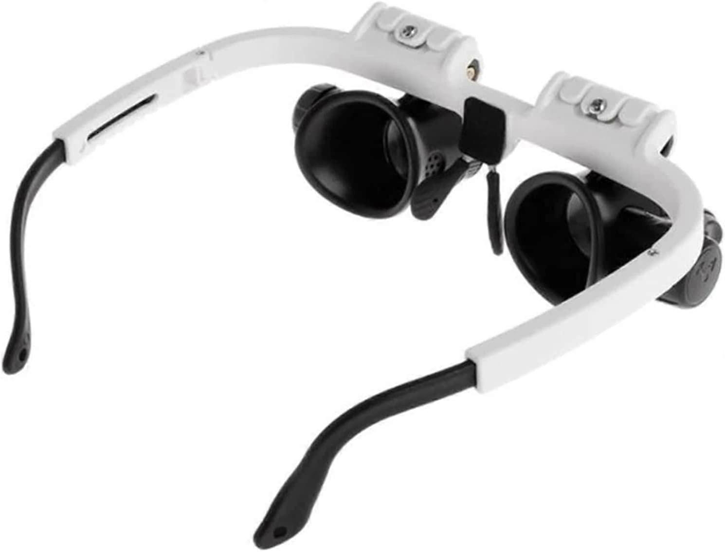 Magnifying Glass With Light 8x 15x 23x Lenses, LED Jewelry And Watchmaking, Headband Gooseneck, Battery Powered WFJ