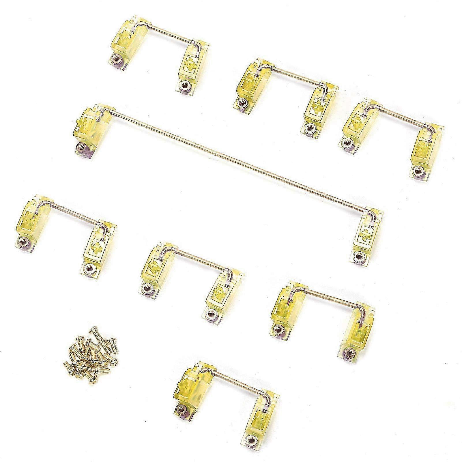 Mechanical Keyboard Stabilizer 2 with Golden Wire Keycap Accessory - Premium DIY Upgrade for Enhanced Typing Experience