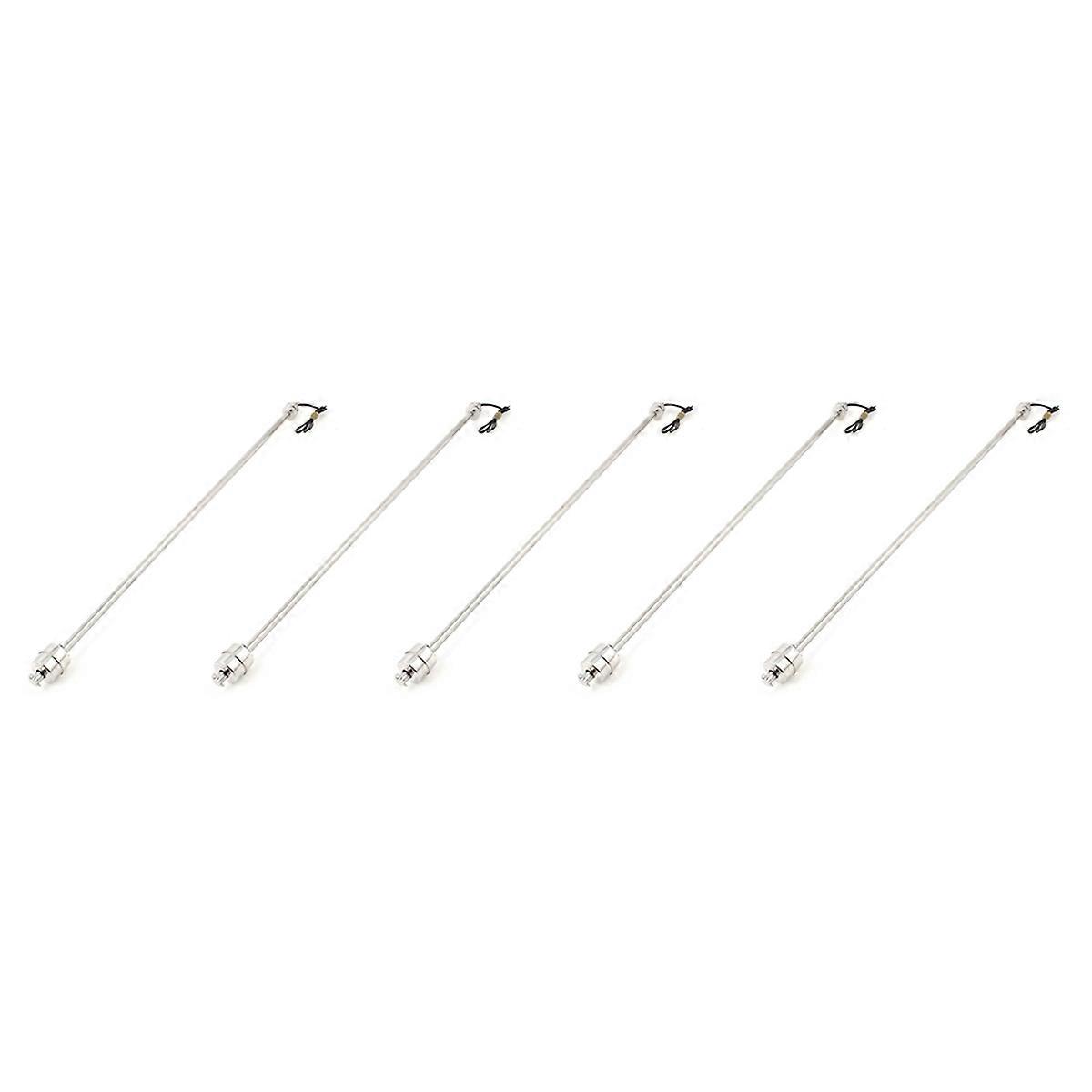 5 Pcs 50cm Stainless Steel Water Level Liquid Sensor Vertical Float Switch