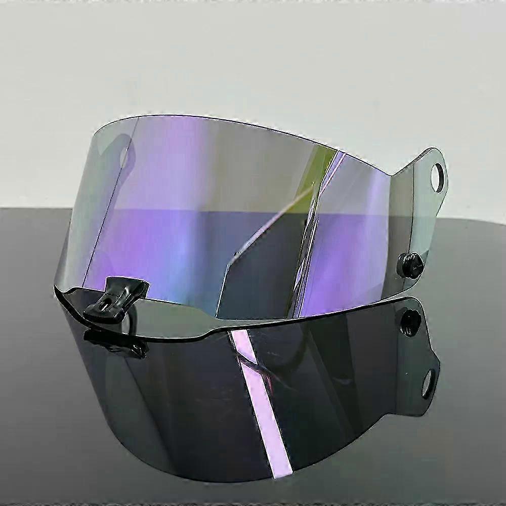 2025 ST5 Helmet Visor Suitable for STILO ST5 Rally Racing Kart Racing Helmet Visor goggles plating silver red Replacement Lens