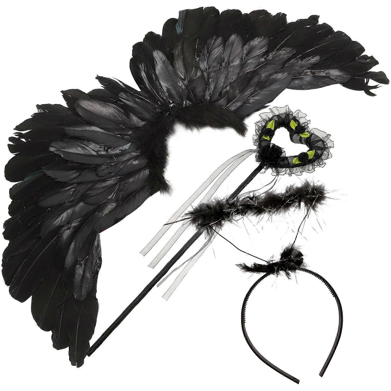 Classic Angel with Headband and Wand for Various Occasions