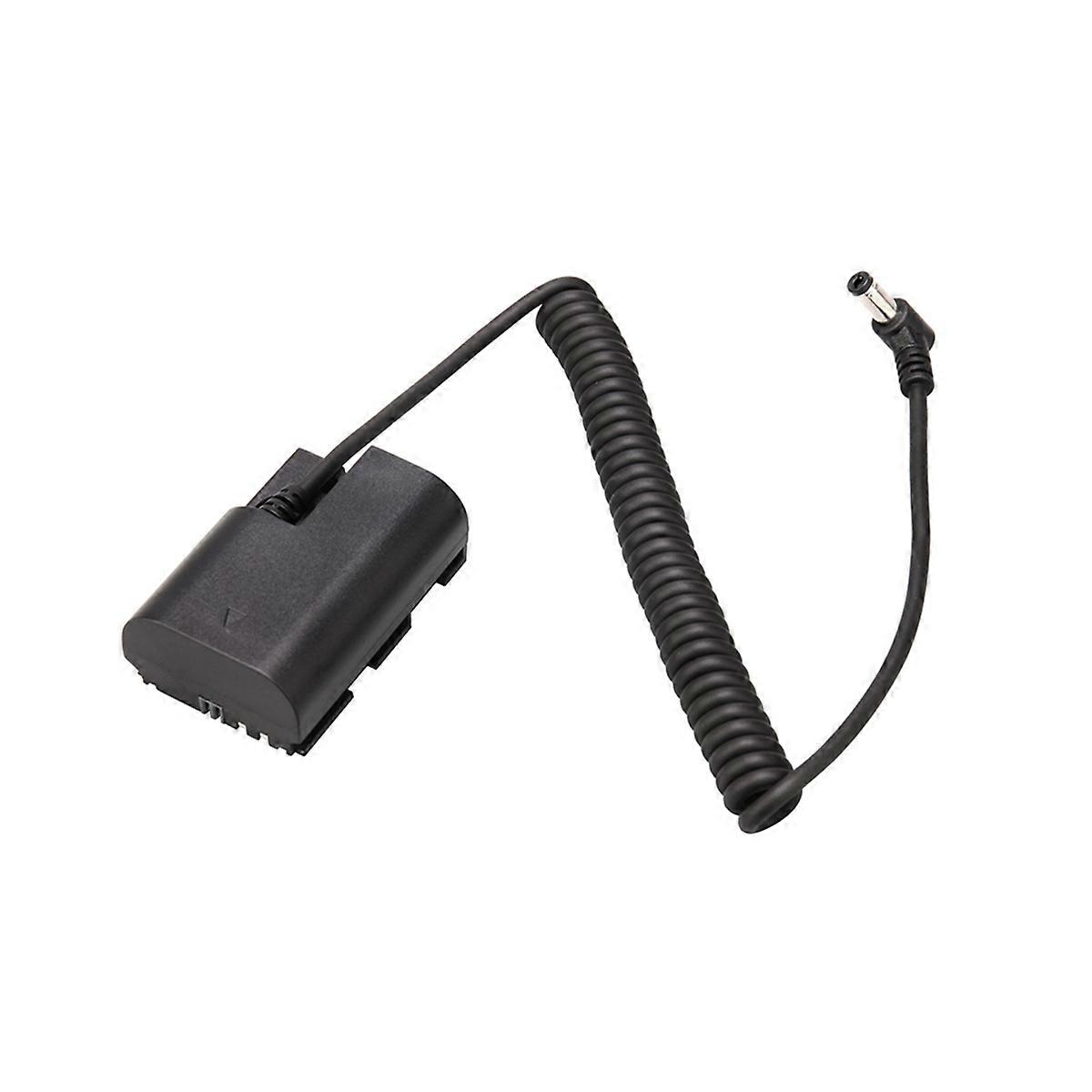 D-TAP to LP-E6NH Dummy Battery LP-E6NH Coiled Power Cable for