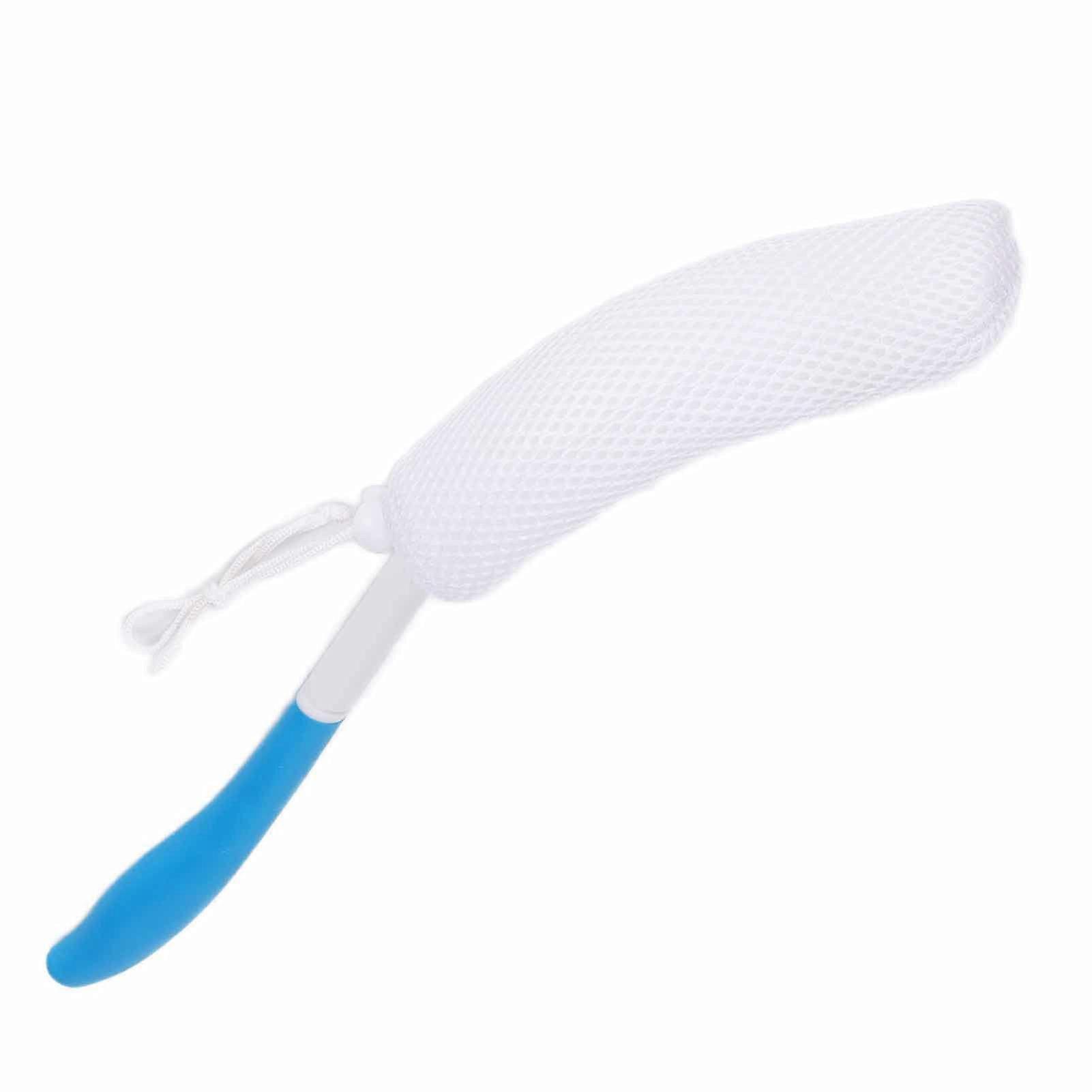 Shower Brush with Long Handle, Ergonomic Design for Easy Use, Quality Back Scrubber with Soft Sponge, Easy to Clean and Dry