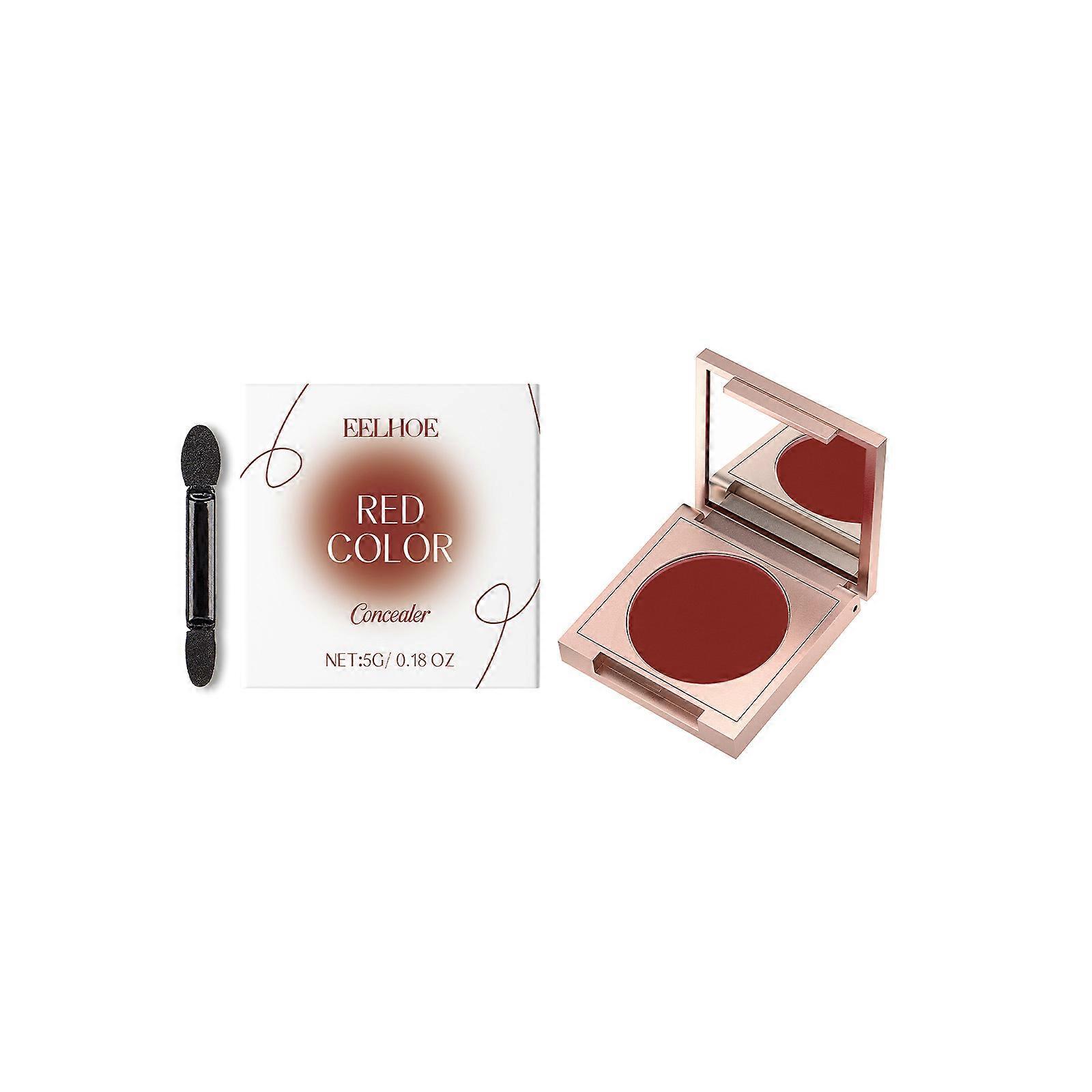 Eelhoe Transfer-Proof Concealer – Lightweight Skin-Fit Formula, Naturally Covers Blemishes & Adds Gloss-Red