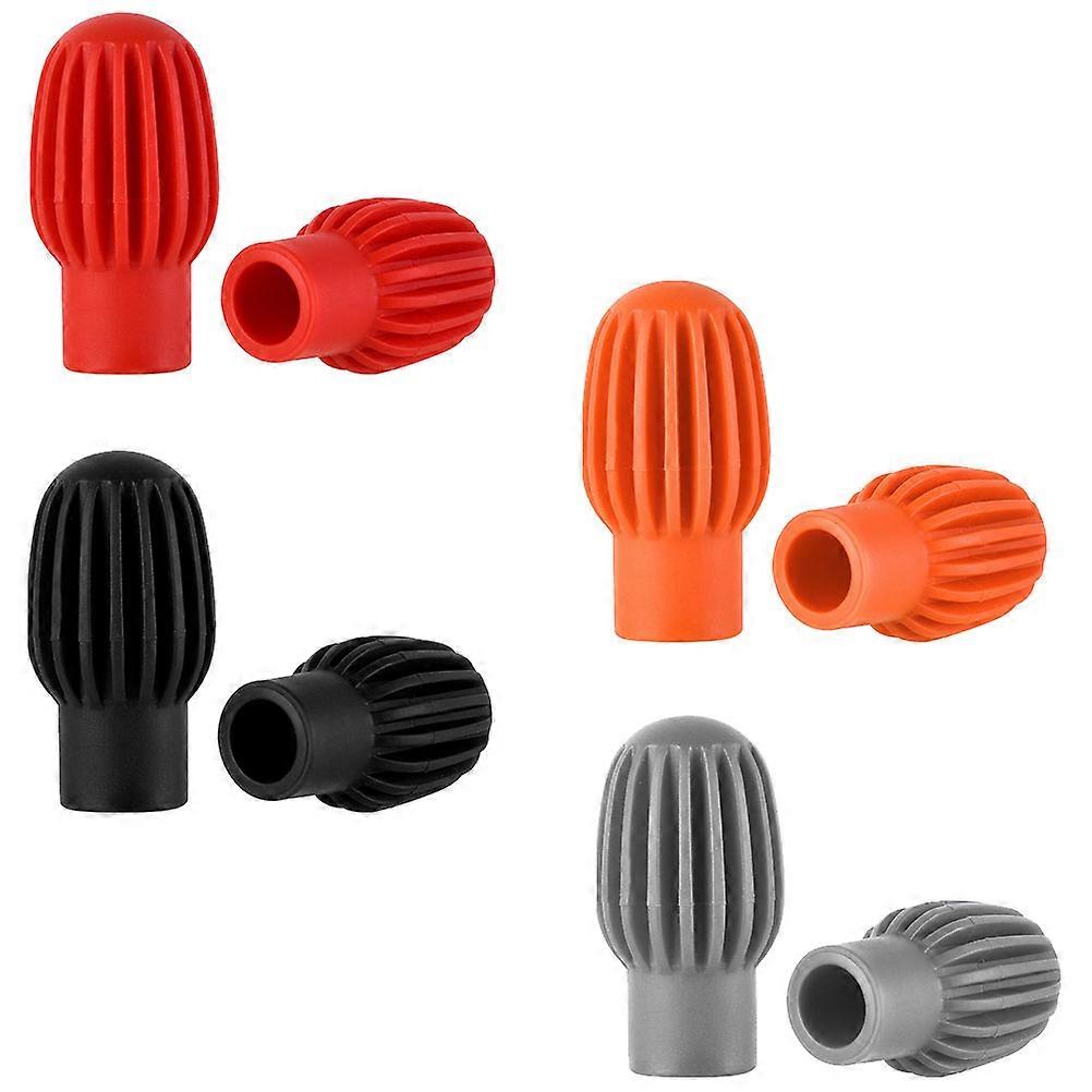 8Pcs Silicone Drum Stick Silencers For Musicians Practice Sessions Assorted Color Volume Reduction