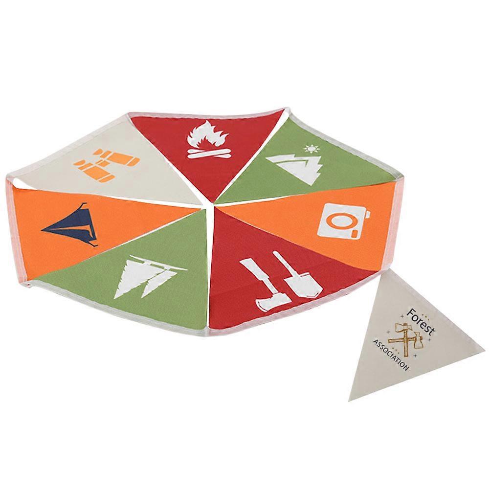 Plastic Triangle Flags for Garden Decor with Assorted Colors and Stylish Patterns 6 x 8 inches