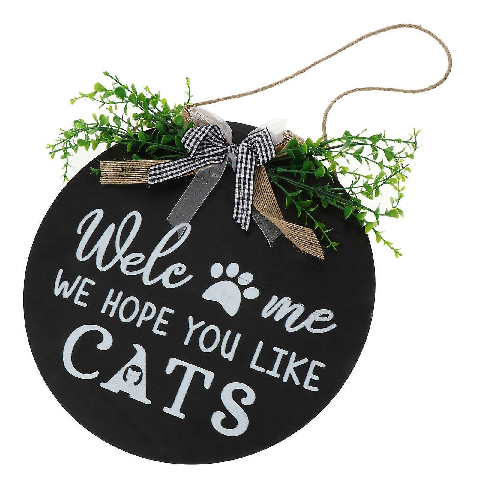 Rustic Wooden Welcome Sign Wall Art For Entrance Decor Perfect For Home Or Cafe Shop 1Pc