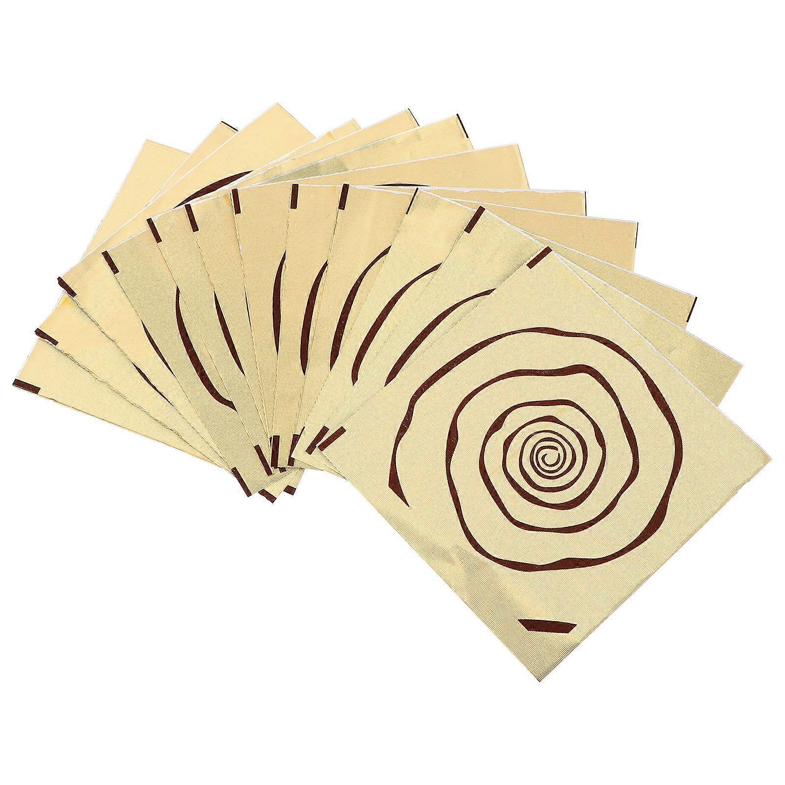 Chocolate Wrappers 100Pcs For DIY Projects Home Use Golden Pattern Protective Packaging