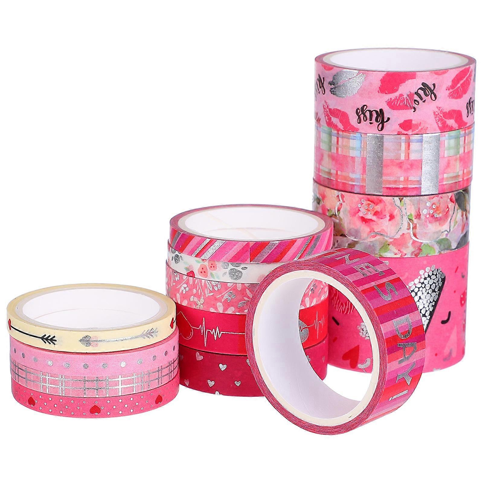 Washi Tape For DIY Projects 14 Rolls For Crafting 3x400CM 's Day Decorative Tape
