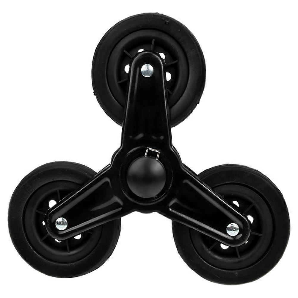 Heavy Duty Stair Climbing Cart Replacement Triangle Wheels for Shopping Trolley Casters Wheels for Easy Use