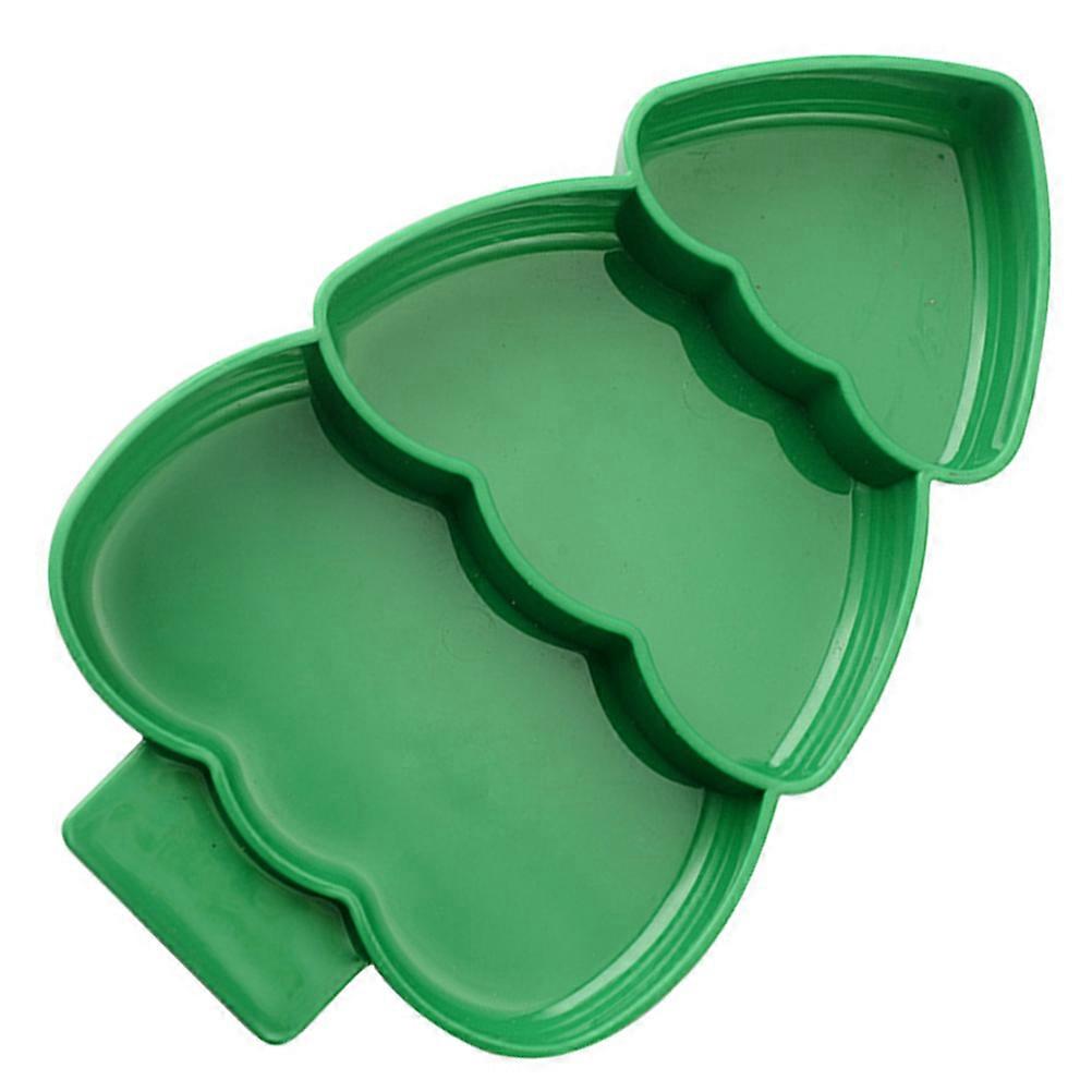 Tree Shaped Dish Picnics Occasion Green 1Pack