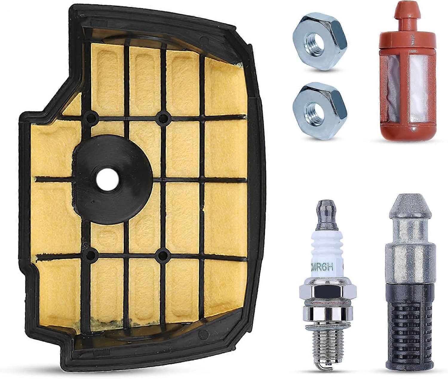 Luftfilter Tune Up Kit för Stihl MS201T MS201 Motorsåg med tändstift Bränslefilter Byt ut del 1145 140 1900