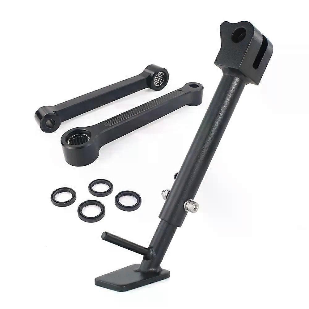 Motorcycle Adjustable Kickstand Side Stand For Royal Enfield 411 Himalayan 2020 2021 2022 2023 Rear Suspension Lowering Links