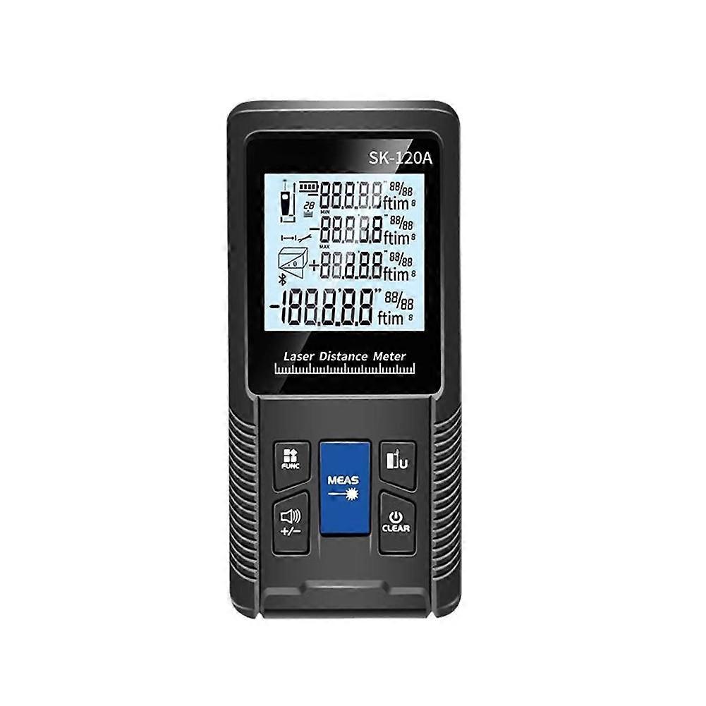 Digital Laser Measure 165Ft High Accuracy IP54 Portable Distance Area Volume Measurement Tool with Backlit LCD and Data Storage
