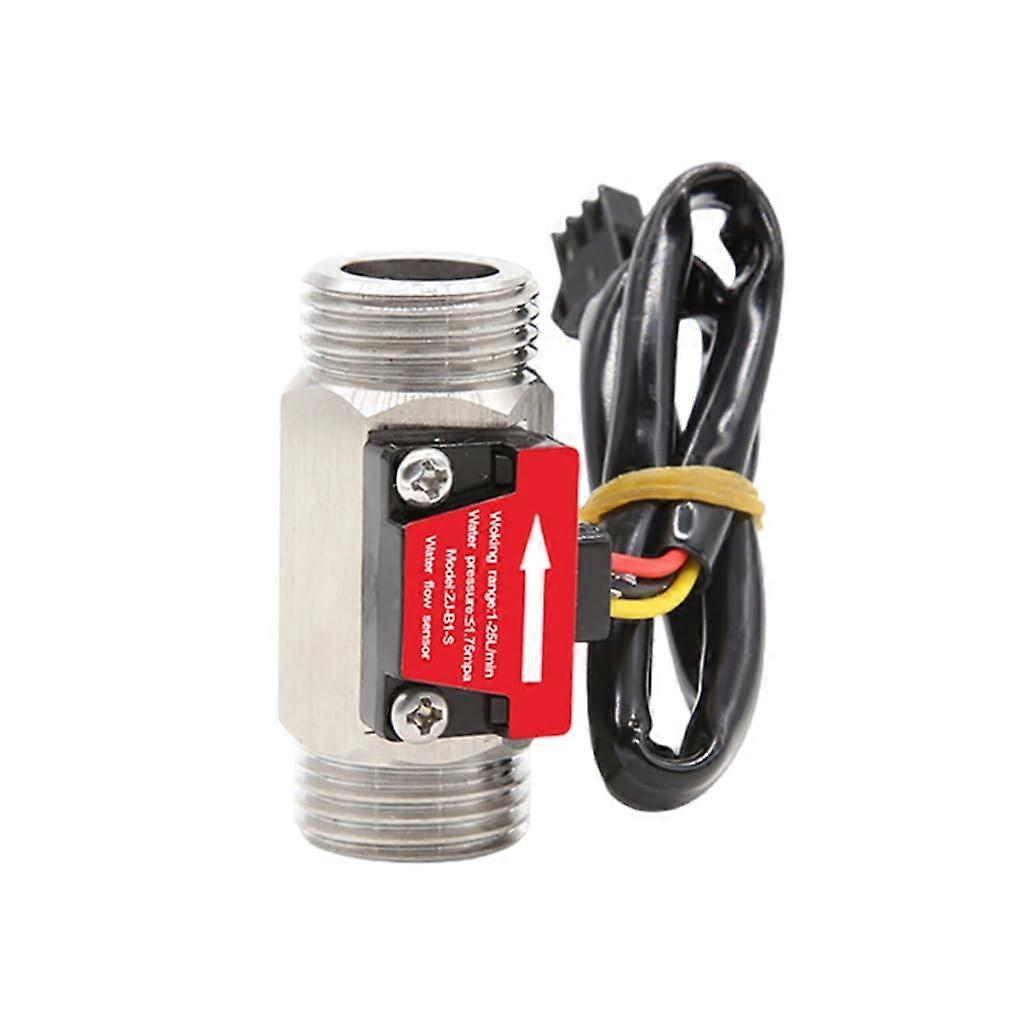 Efficient Kwater flow sensor, portable, 1.27 cm pipe, stainless steel flow meter