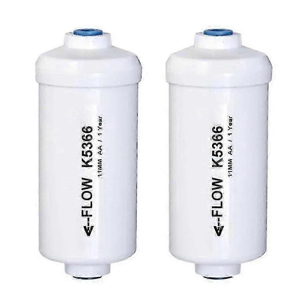 2 Pcs Replacement Fluoride Water Filter K5366 Compatible with Water Filtering System Purification Elements js