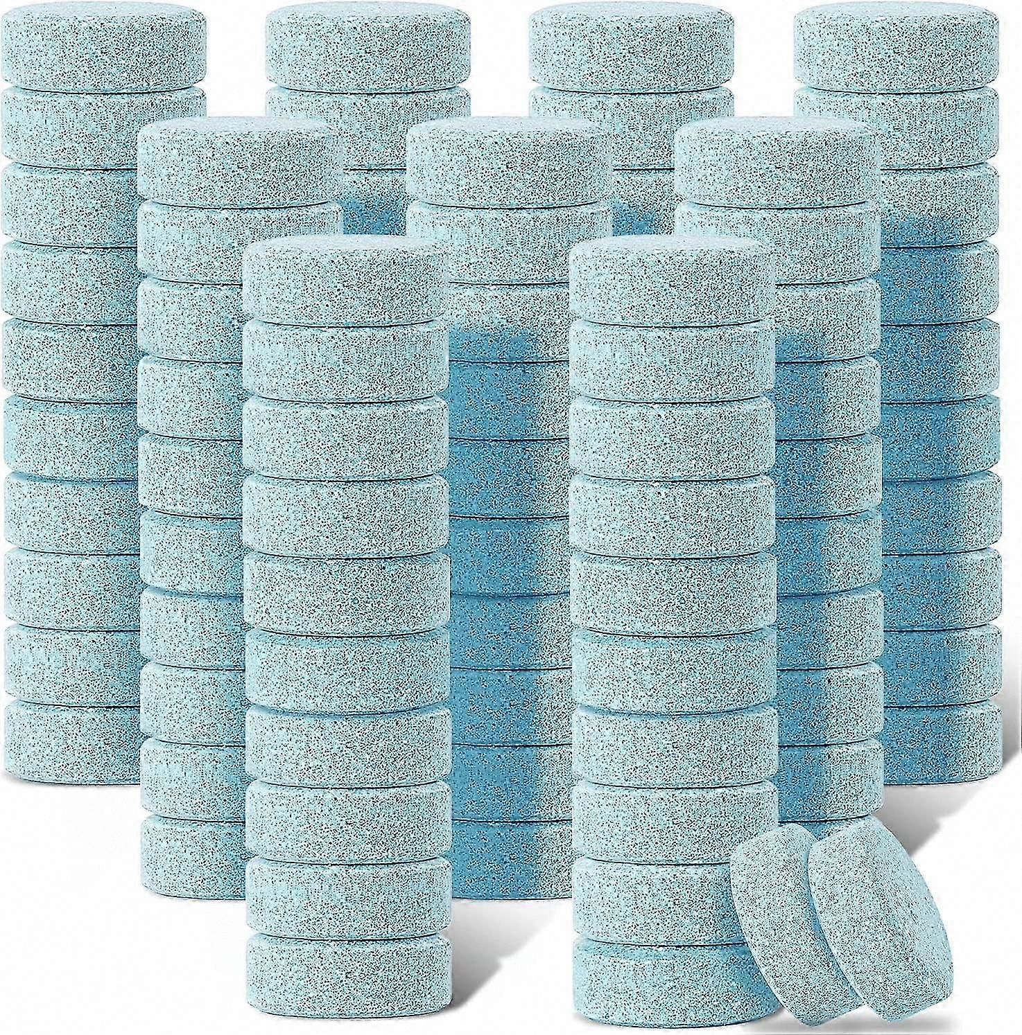 100 Car Windshield Washer Tablets - Effervescent Cleaning Tablets for Car & Kitchen Windows - 100pcs Solid Wiper Cleaner