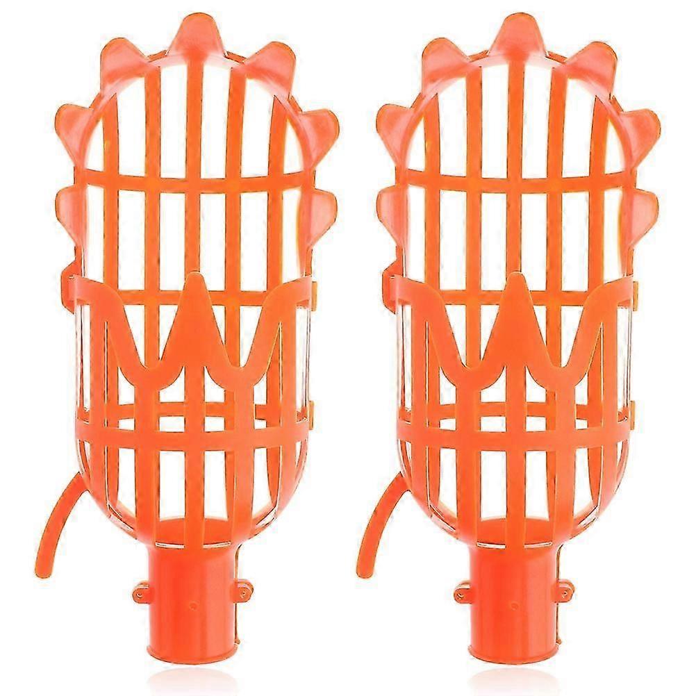 2 Pcs Work Tools Fruit Harvester Tool Gardening Picking Baskets Fruit Picker Farm Fruit Container